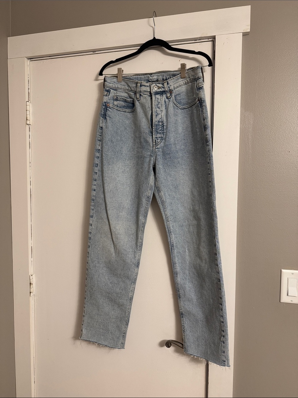 Old Navy Light Blue Slim Straight Women's Jeans